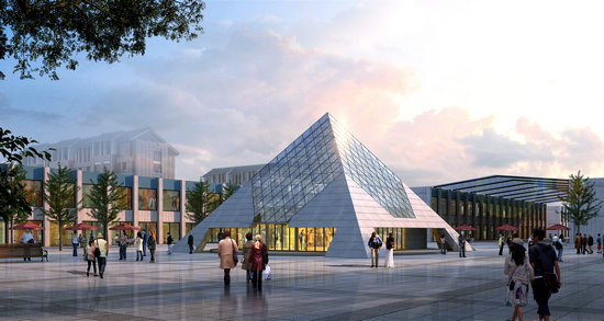 长春金字塔网架