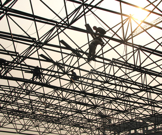 长春厂房网架安装